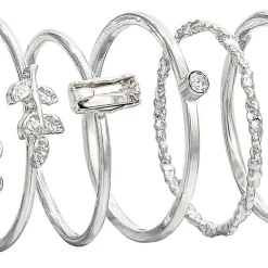 Ring-Set - Silver Glamour