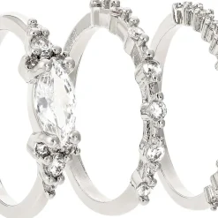 Ring-Set - Sparkling Navette