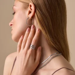 Ring - Silver Coral