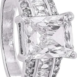 Ring - Silver Rectangle