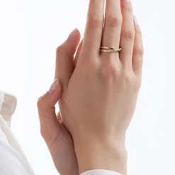 Ring - Twisting Gold