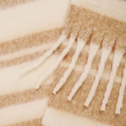 Schal - Beige Stripes