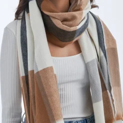 Schal - Checkered Brown