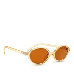 Sonnenbrille - Beige Oval