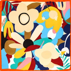 Tuch - Colorful Flowers