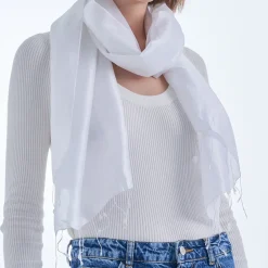 Tuch - White Silk