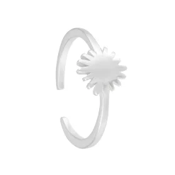 Zehenring - Silver Flower